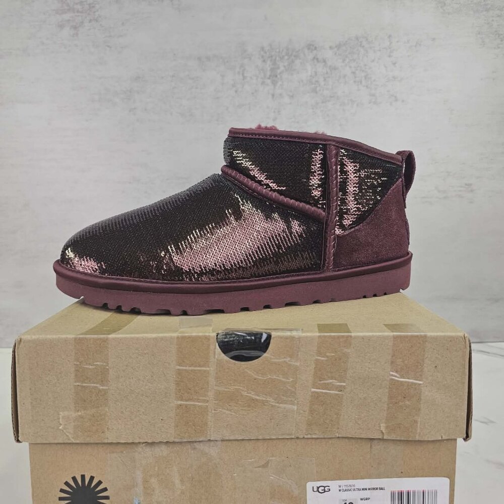 UGG Women's Classic Ultra Mini Mirror Ball Boot